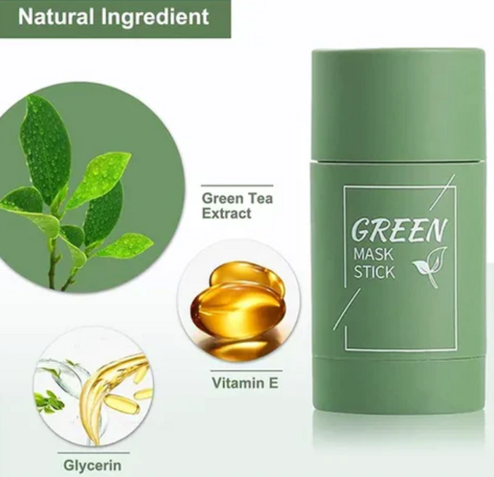 2x1 Crystal Skin ™ - Mascarilla en Barra ENRIQUECIDA con Té Verde
