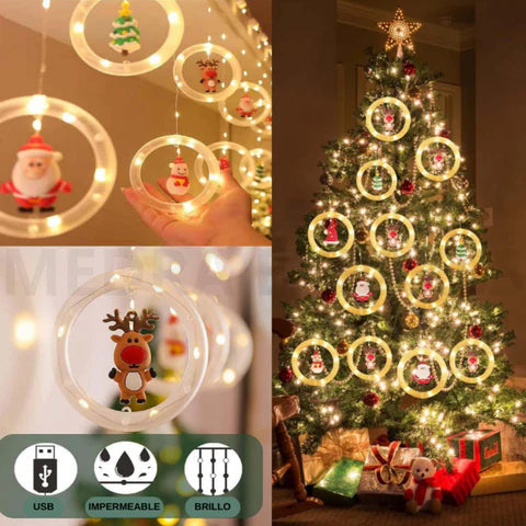 Figuras Navideñas con Aros