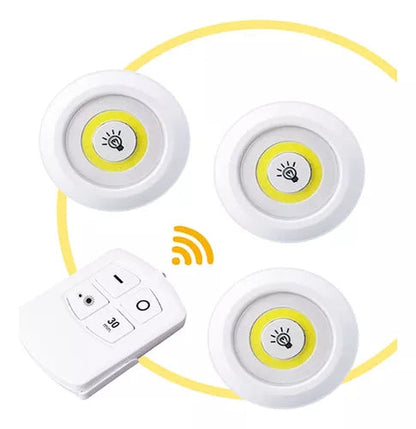 Pack 3 Focos Led inalámbricos