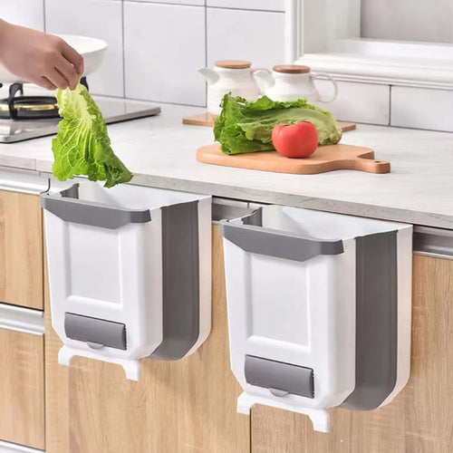 🚮Cubo de basura plegable + GRATIS FUNDAS MULTIFUNCIONALES