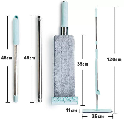 Trapeador Mopa Plana con recipiente