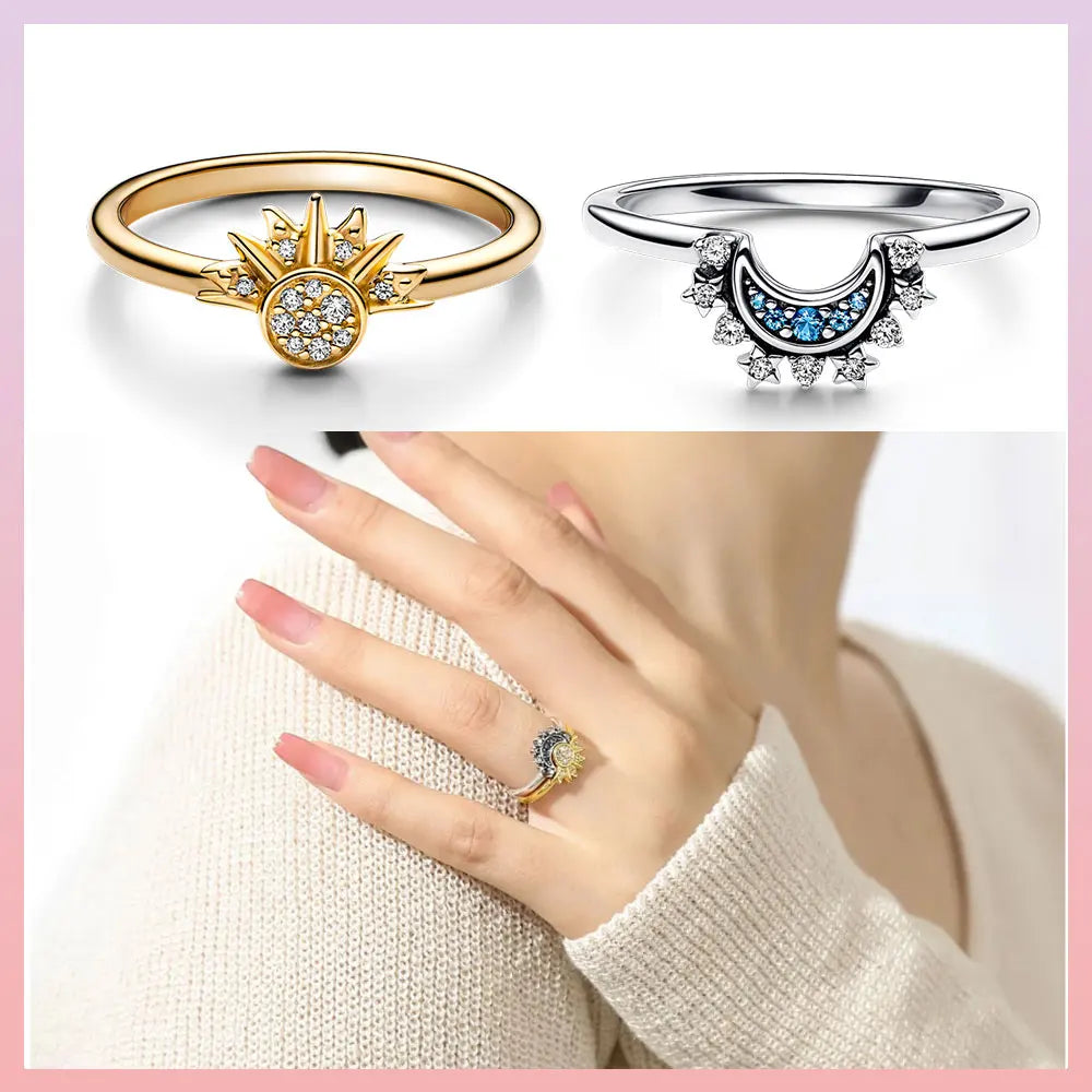 ANILLOS SOL Y LUNA