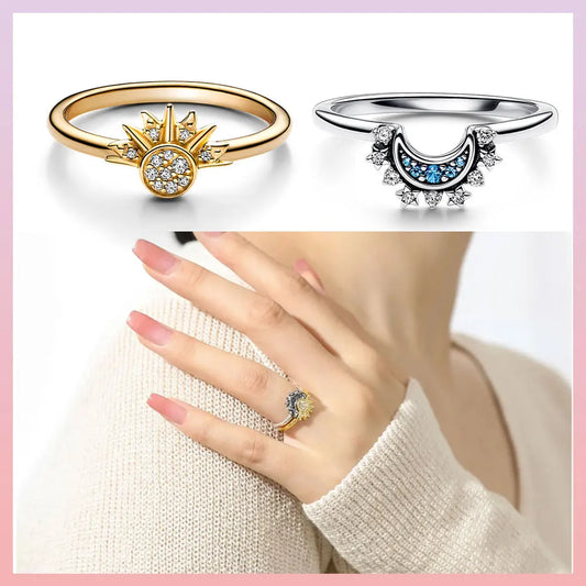 ANILLOS SOL Y LUNA