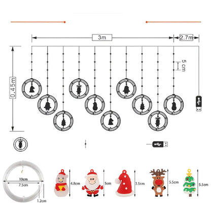 Figuras Navideñas con Aros